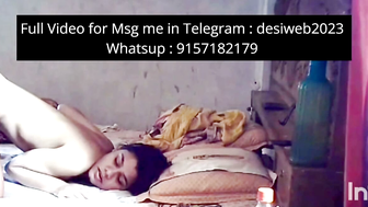Indian Girl Deepthroats Cock on Bed Standing Fuck