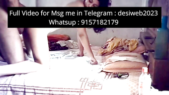 Indian Bengali Boudi Gets Hard Fucking on Bed