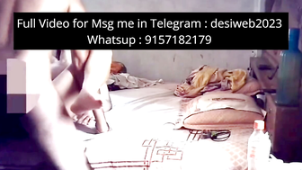 Desi Indian Girl Sucks Cock on Bed