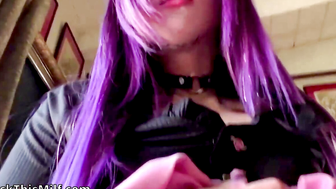 Valerica Steele Sucks Step Brother's BBC Cock and Squirts