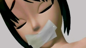 Naked Classroom Girl Gagged and Taped for Humiliation