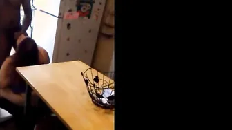 Chubby BBW taking her Hard Table Punishment ( Full Movie)
