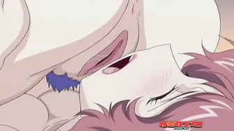 Anime Pros - 2 Hot Girlfriends Share a Huge Juicy Dick together