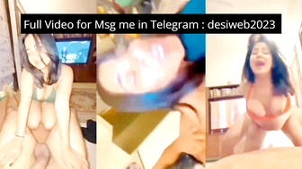 Desi Girl Sucks Cock on Bed in Bikini