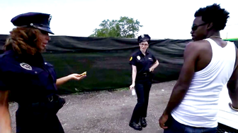 Naked police women planted weed to punish blowjob 5