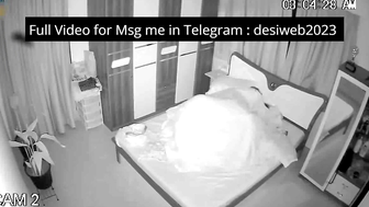 Desi Couple Spontaneous Bed Sex Caught on Night Vision Cam 2