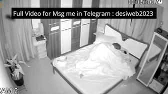 Desi Couple Spontaneous Bed Sex Caught on Night Vision Cam 2