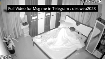 Desi Couple Spontaneous Bed Sex Caught on Night Vision Cam 2