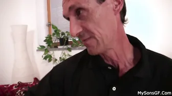Cheating Blonde Caught Ride mature Man Huge Penis