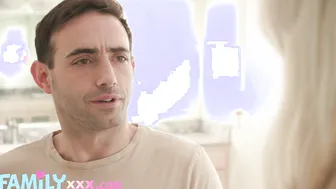 FamilyXXX - Squirting Blonde milf Step Milf London River Gigantic Dick Cum