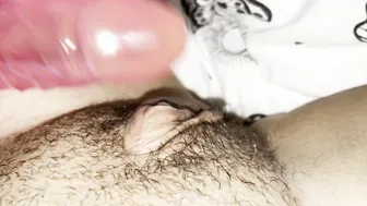 High Quality porn video – Having Fun Hard with my Huge Clitoris Slapping Twat with Vibrator