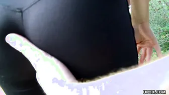 Ashley Woods has Hardcore Sex inside the Nature Yesterday