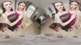 Cumshot for Lustful 19 Year Old Bimbos VR Porn Compilation