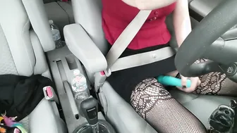 Vehicle Masturbation lets got Coffee