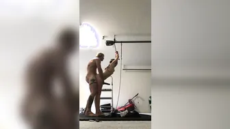 Sub Bound up and Banged inside Shed Orgasming Ing Rough