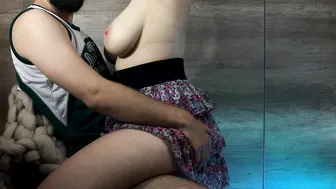 A Quickie into a Chair with my Butt Ex-Wife. Pretty Booty Huge