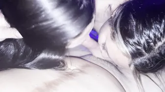 Double ORAL SEX from mistress and her Tinder Date