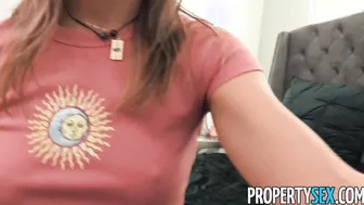 PropertySex Building Manager Bangs Ex-Wifes Cutie little Sister