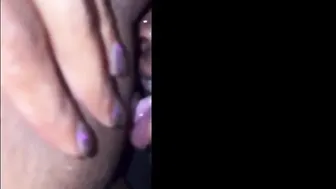 three-SOME FUCKING HER CREAMY VAGINA