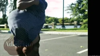 Huge African Booty On A Stroll three