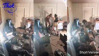 Team porn video – Thot into Texas - 3 Way and Group Sex