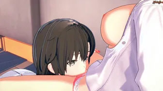 Professor Shizuka Hiratsuka Strap-On Fucking Yuigahama Yui - OreGairu Animated.