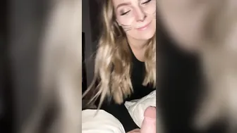 Morgan Blows on Halloween into her Kitty Cat Costume