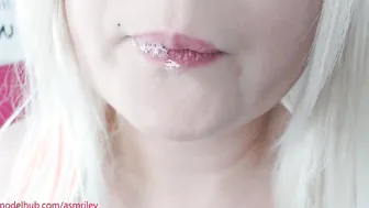 ASMR - Spitty Sloppy Vibrator Blow Job