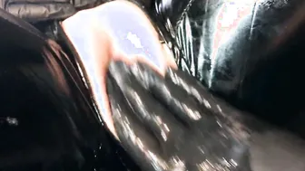Pumping fisting and cum on cunt of an insatiable bitch