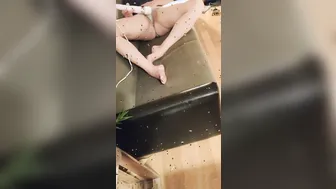 COUGAR CAUGHT MASTURBATING - Step Son Secretly Watching