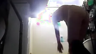 Concealed Camera Catches Hispanic Babe Eighteen Strip