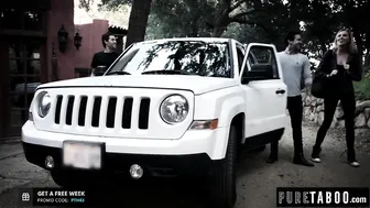 Runaway Teenie Haley Reed Gets Double Penetrated