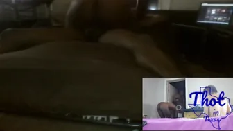 Thot into Texas - Huge African Botty Rides behind