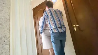 The professor came to the school girl and get a penis into his