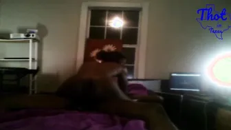 Thot inside Texas - Perect African Butt Rides a Cock