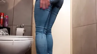 Compilation of Wetting my Jeans and Pouring out from my High Heels