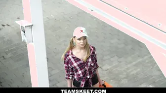Perfect Slim 18 Plowed by her Boss on her first Day