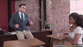 Cecilia Lion Takes Her Teachers Penis For Extra Credit