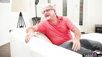 Small step daughter 18 Katie Kush fucks into front of stepdad