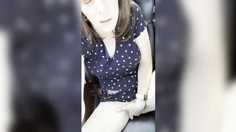 Summertime Finger Bang Into A Outdoor Parking Lot