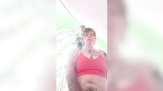 Rides my Strap on a Pillow Cumming so Rough