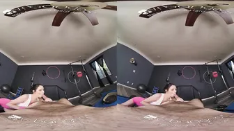 VR BANGERS Erotic Activities With Skinny Big Tit Eighteen VR Porn