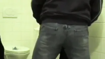 Real anal into bathroom outdoor cum into booty ikram69