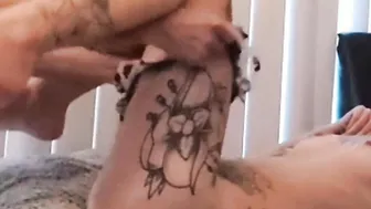 Young Tatted Stepmom Banged by OF Boss