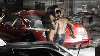 Wonder Woman double penetration by Batman and Bruce Wayne