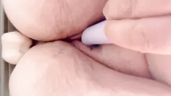 BBW Anal Play outdoors
