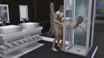 bimbos with Gigantic Titted has Anal Banged | Sims |
