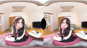 Ria a stunning cunt with mouth inside sch*ol uniform seduces her tutor by showing