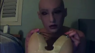 Reni take over Pt3 Female Mask Reni masks herself On