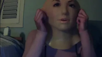 Reni take over Pt3 Female Mask Reni masks herself On
